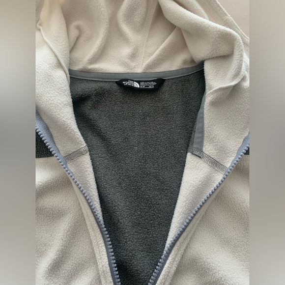 The North face fleece zip up size girl M - Picture 3 of 5